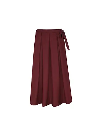 RICH & ROYAL | Midi-jupe | dunkelrot